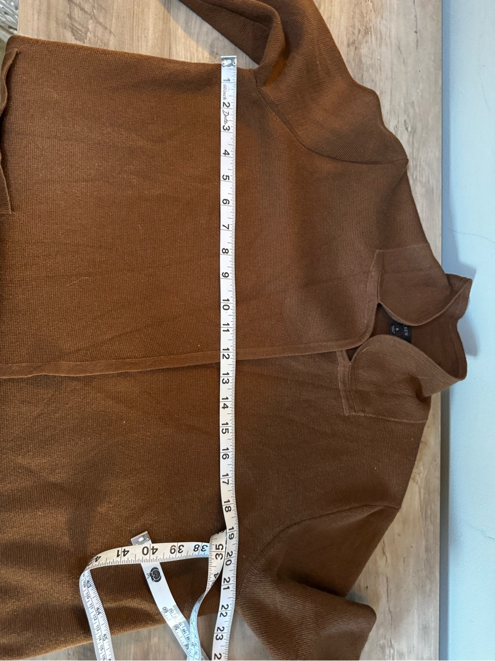 J. Crew Brown Wool-Blend Open Blazer - Picture 7 of 7